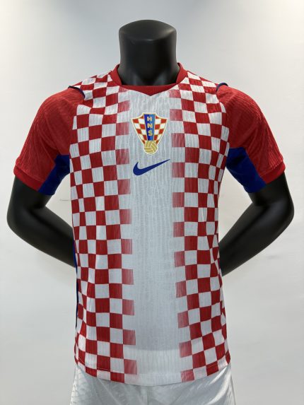 Croatia 2026-27 Home Player Version Short Sleeve Jersey