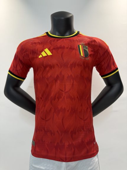 Belgium 2026-27 Home Player Version Short Sleeve Jersey