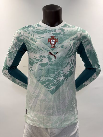 26/27 Portugal Away Player Version Long-Sleeve Jersey